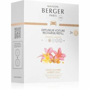 Maison Berger Paris Amber's Sun vůně do auta náhradní náplň 2x17 g obraz