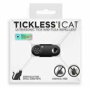 TICKLESS Mini dog nabíjecí ultrazvukový odpuzovač klíšťat a blech černá obraz