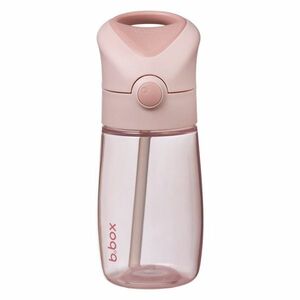 B.BOX Láhev na pití s brčkem Junior blush crush 380 ml obraz