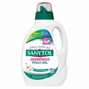 SANYTOL dezinfekční prací gel květinová vůně 34 dávek 1, 7 l obraz