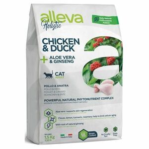 ALLEVA Holistic Adult Chicken&Duck granule pro kočky 1, 5 kg obraz
