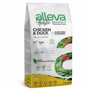ALLEVA Holistic Puppy/Junior Maxi Chicken&Duck granule pro štěňata 2 kg obraz