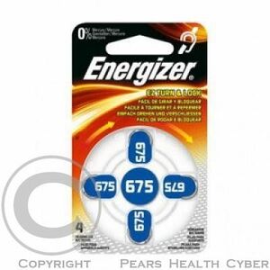 Baterie do naslouchadel ENERGIZER 675 DP 4ks obraz