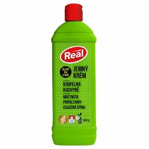 REAL Jemný čistící krém Zelený čaj a aloe 600 g obraz
