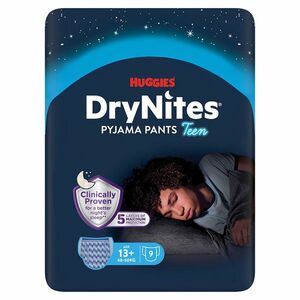DRY NITES® Natahovací kalhotky pro chlapce od 13+ let 9 kusů obraz