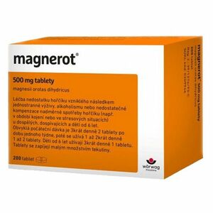 MAGNEROT 500 mg 200 tablet II obraz