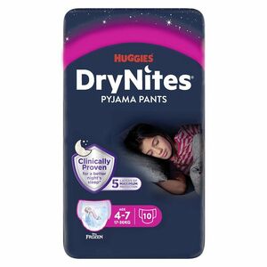 DRY NITES Natahovací kalhotky dívčí 4-7 let 10 kusů obraz