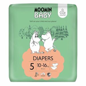 MOOMIN BABY 5 Eko pleny maxi 10–16 kg 40 ks obraz