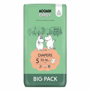 MOOMIN BABY 5 Eko pleny maxi 10-16 kg 60 ks obraz