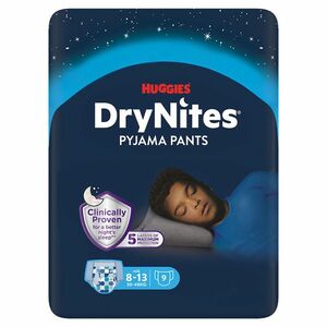 DRY NITES® Natahovací kalhotky pro chlapce 8-13 let 9 kusů obraz