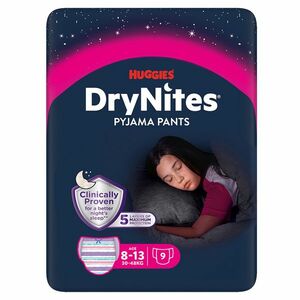 DRY NITES® Natahovací kalhotky pro dívky 8-13 let 9 kusů obraz