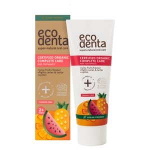 ECODENTA Certifikovaná dětská pasta s příchutí šťavnatého ovoce 75 ml obraz