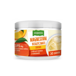 ORGANIS Magnesium drink s příchutí manga a pomeranče 102 g obraz