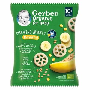 GERBER Křupavá kolečka s banánem 10m+ 28 g obraz
