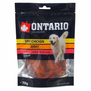 ONTARIO Sušené kuřecí plátky pro psy 70 g obraz