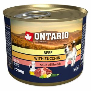 ONTARIO Konzerva hovězí s cuketou 200 g obraz