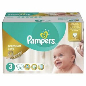 PAMPERS Premium Care 3 MIDI 4-9 kg 120 kusů obraz