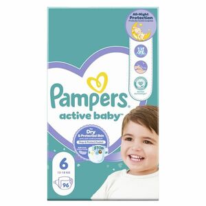 PAMPERS Active baby plenky velikost 6 pro 13 - 18 kg 96 ks obraz