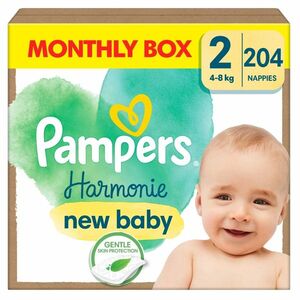 PAMPERS Harmonie pleny M box S2 204 kusů obraz