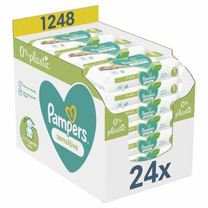 PAMPERS Sensitive baby dětské čistící ubrousky 24 x 52 ks obraz