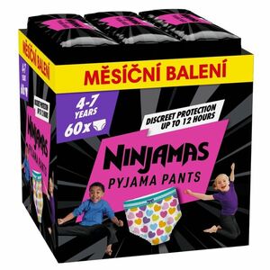 PAMPERS Ninjamas pants S7 Heart 17- 30 kg 60 kusů obraz