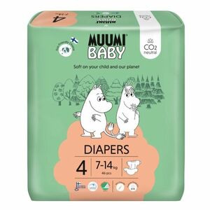 MUUMI BABY 4 Maxi 7–14 kg eko pleny 46 ks obraz