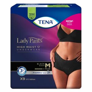 TENA Lady Pants Plus černé natahovací kalhotky velikost M 9 kusů obraz
