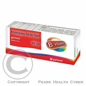 B-komplex forte Opti Galmed tbl 20 obraz