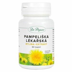 DR.POPOV Pampeliška lékařská bylina a extrakt 60 kapslí obraz