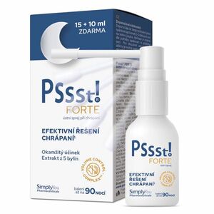 Pssst! FORTE ústní sprej při chrápání 15+10 ml obraz