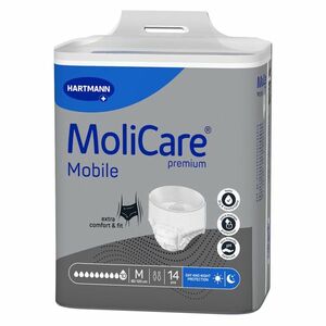 MOLICARE MOBILE Inkontinenční kalhotky velikost M 10 kapek 14 kusů obraz