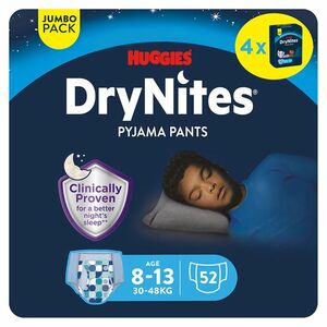 DRY NITES® Jumbo Natahovací kalhotky pro chlapce 8-13 let 52 kusů obraz