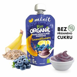 MIXIT Kapsička banán a borůvka BIO 110 g obraz