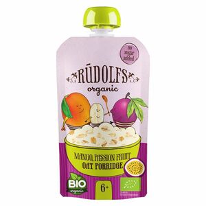 RUDOLFS Bio kapsička mango, celozrnná ovesná kaše 6m+ 110 g obraz