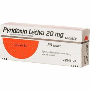 PYRIDOXIN 20 mg 20 tablet obraz