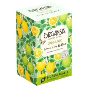 ORGANSIA Lemon lime & mint ovocno-bylinný čaj BIO 18 sáčků obraz