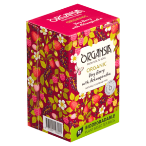 ORGANSIA Very berry with ashwagandha ovocno-bylinný čaj BIO 18 sáčků obraz