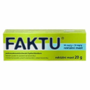 FAKTU 50mg/g+10mg/g rektální mast 20 g obraz