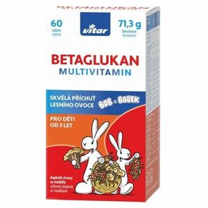 VITAR Kids betaglukan multivitamin 60 tablet obraz