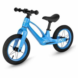 NILS Fun dětské odrážedlo RB901 s 12 pumpovanými koly a LED modré obraz