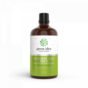 GREEN IDEA Regenerační konopný olej 100% 100 ml obraz