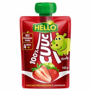 HELLO Cuuc kapsička s jahodami 100 g x 12 kusů obraz