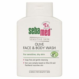 SEBAMED Mycí emulze s olivovým olejem na obličej a tělo 200 ml obraz