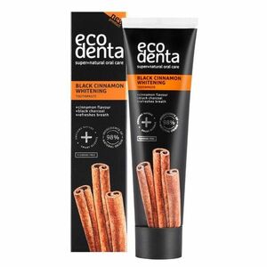 ECODENTA Černá zubní pasta s příchutí skořice 100 ml obraz