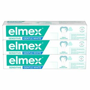ELMEX Sensitive Whitening Zubní pasta pro citlivé zuby 3 x 75 ml obraz