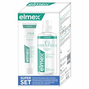 ELMEX Sensitive ústní voda 400 ml + Zubní pasta 75 ml obraz