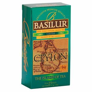 BASILUR Island of tea green zelený čaj 25 sáčků obraz