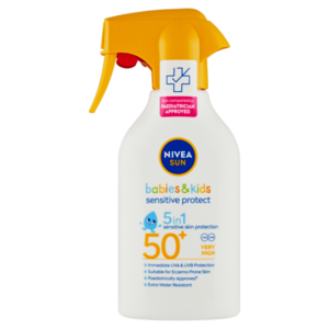 NIVEA Sun Kid's Sensitive Sprej na opalování SPF50+ 270 ml obraz