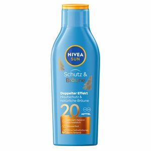 NIVEA Sun Protect & Bronze Mléko na opalování SPF20 200 ml obraz
