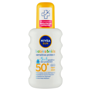 NIVEA Sun Kid's Sensitive Sprej na opalování SPF50+ 200 ml obraz